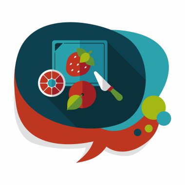 Uzun Gölge, eps10 ile kesme oyuncak düz simgesi