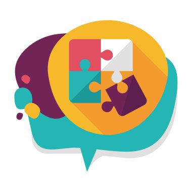 Uzun Gölge, eps 10 düz simgesi bulmaca