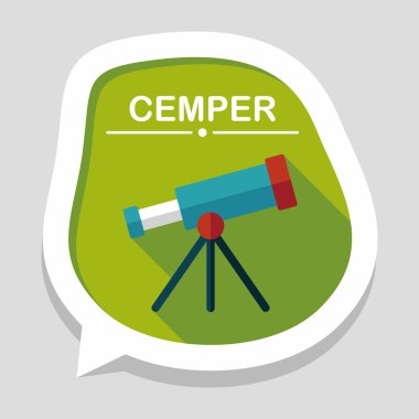 Uzun Gölge, eps10 Uzay Teleskobu düz simgesiyle