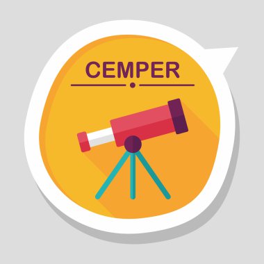 Uzun Gölge, eps10 Uzay Teleskobu düz simgesiyle