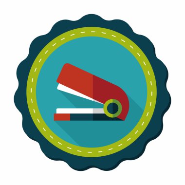 zımba ile uzun gölge, eps10 düz simgesi