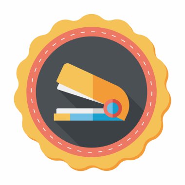 zımba ile uzun gölge, eps10 düz simgesi