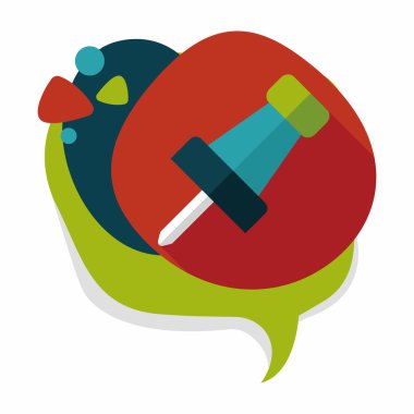 Uzun Gölge, eps10 ile itme PIN düz simgesi