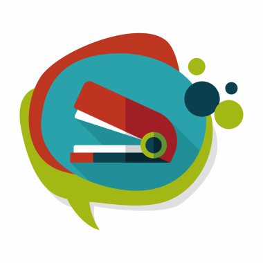 zımba ile uzun gölge, eps10 düz simgesi