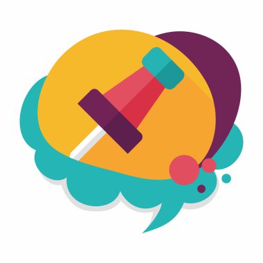 Uzun Gölge, eps10 ile itme PIN düz simgesi