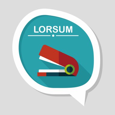 zımba ile uzun gölge, eps10 düz simgesi