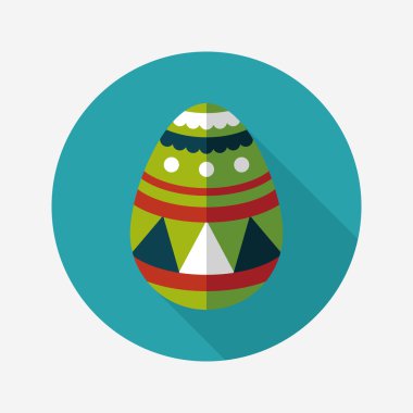 Uzun Gölge, eps10 Paskalya yortusu yumurta düz simgesiyle
