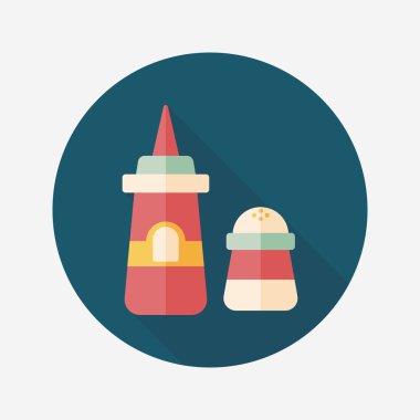 Uzun Gölge, eps10 sos düz simgesiyle