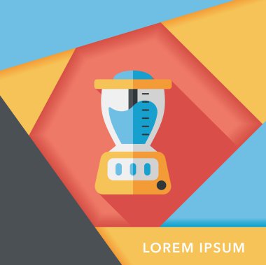 Uzun Gölge, eps10 suyu makine düz simgesiyle