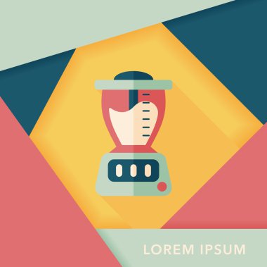 Uzun Gölge, eps10 suyu makine düz simgesiyle