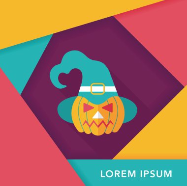 Uzun Gölge, eps10 ile kabak düz simgesi