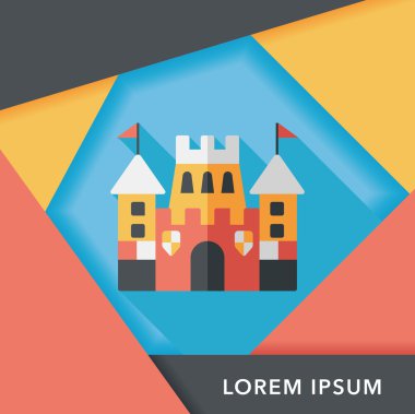 Uzun Gölge, eps10 ile kale düz simgesi