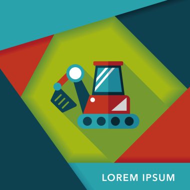 Uzun Gölge, eps10 ile ulaşım tarak düz simgesi