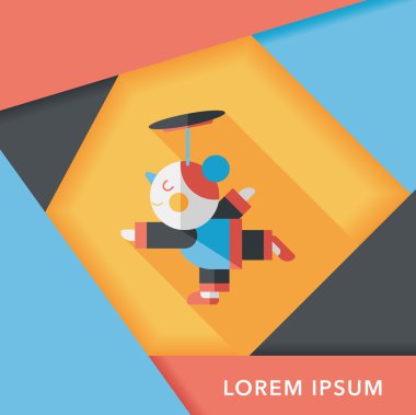 Çin yeni yıl akrobasi kız uzun gölge, eps1 düz simgesiyle