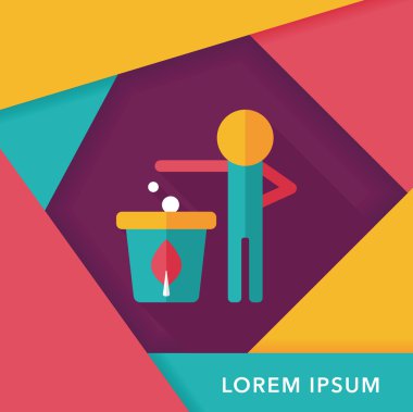 Uzun Gölge, eps1 ile çevre koruma kavramı düz simgesi