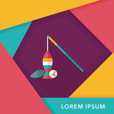 Evde beslenen hayvan kedi oyuncak uzun gölge, eps10 düz simgesiyle 