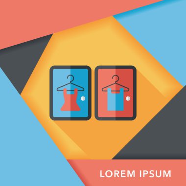 Uzun Gölge, eps10 ile uygun oda düz simgesi