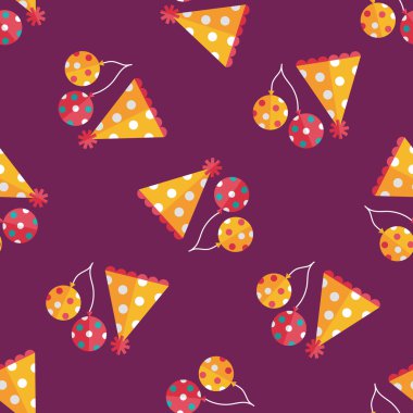 doğum günü partisi şapka düz simgesiyle uzun gölge, eps10