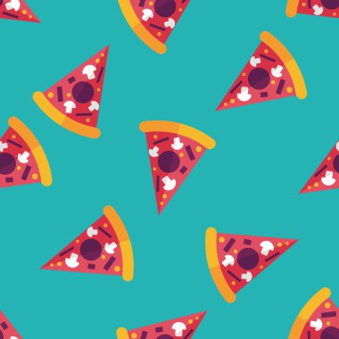 Uzun Gölge, eps10 pizza düz simgesi