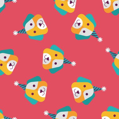 köpek doğum düz simgesi ile uzun gölge, eps10