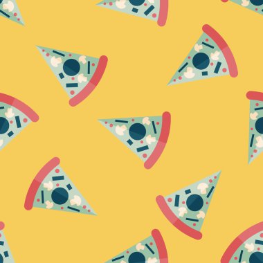 Uzun Gölge, eps10 pizza düz simgesi