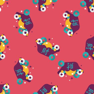 Çin yeni yılı düz simgesi ile uzun gölge, eps10, Altın külçe wi