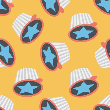 kahve-mate uzun gölge, eps10 düz simgesiyle