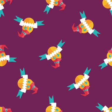 Cadılar Bayramı bayrak düz simgesi ile uzun gölge, eps10