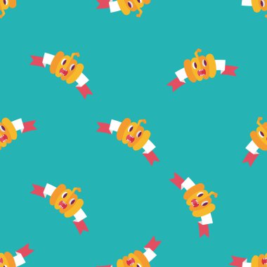 Halloween Parti bayrağı simgesi ile uzun gölge, eps10 daire