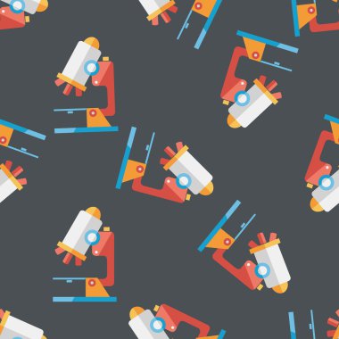 Uzun Gölge, eps10 ile mikroskop düz simgesi