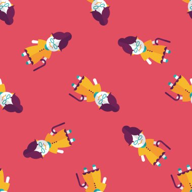 yaşlı kadın uzun gölge, eps10 düz simgesiyle