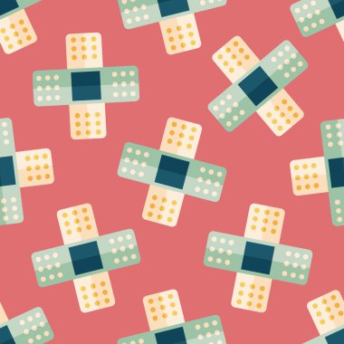 Uzun Gölge, eps10 tıbbi sargı düz simgesiyle