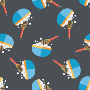 Uzun Gölge, eps10 ile mutfak eşyaları çırpıcı düz simgesi