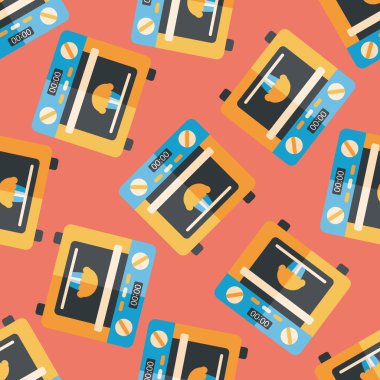 Uzun Gölge, eps10 ile mutfak eşyaları fırın düz simgesi