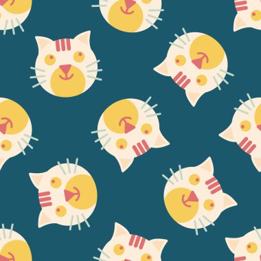 Uzun Gölge, eps10 ile evde beslenen hayvan kedi düz simgesi