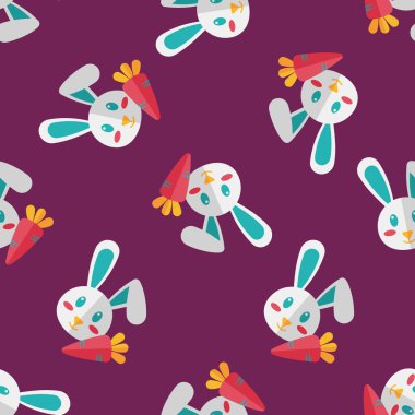 Uzun Gölge, eps10 ile evde beslenen hayvan tavşan düz simgesi