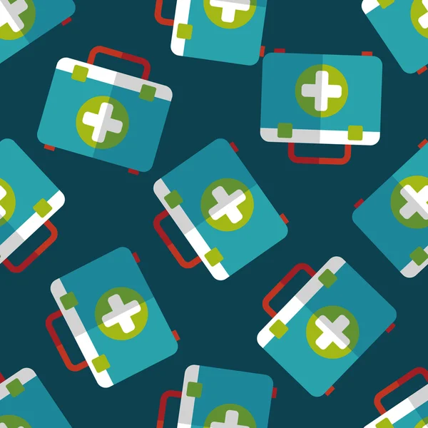 Uzun Gölge, eps10 ile ilk yardım kiti düz simgesi