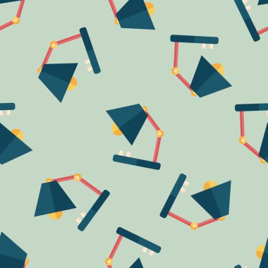 Masa lambası düz simgesi, eps10 Dikişsiz desen arka plan