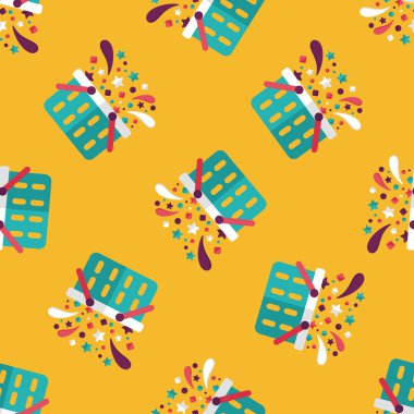 alışveriş sepeti düz simgesi, eps10 Dikişsiz desen arka plan