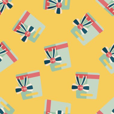 alışveriş mevcut düz simgesi, eps10 Dikişsiz desen arka plan