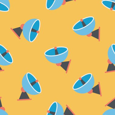 Uzay uydu düz simgesi, eps10 Dikişsiz desen arka plan