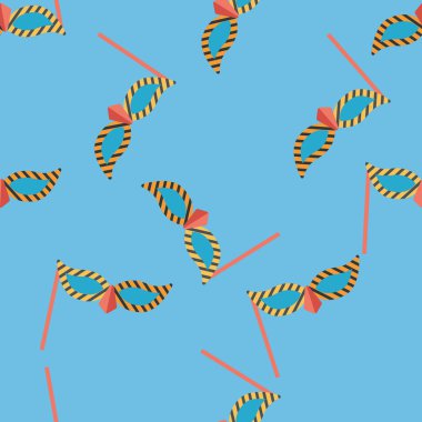 parti maskesi düz simgesi, eps10 Dikişsiz desen arka plan