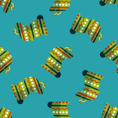 Paskalya tavşanı düz simgesi, eps10 Dikişsiz desen arka plan