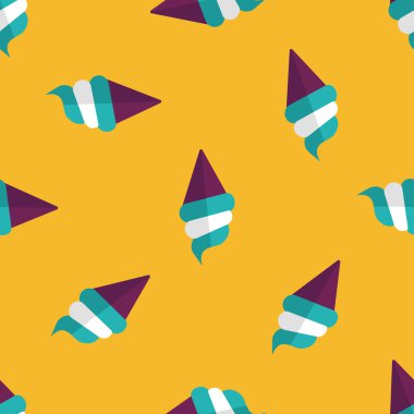 dondurma düz simgesi, eps10 Dikişsiz desen arka plan