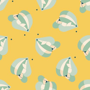 Cadılar Bayramı dişleri düz simgesi, eps10 Dikişsiz desen arka plan