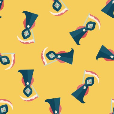 Azrail düz simgesi, eps10 Dikişsiz desen arka plan