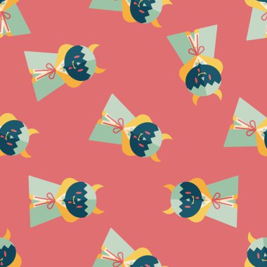 Vampir düz simgesi, eps10 Dikişsiz desen arka plan