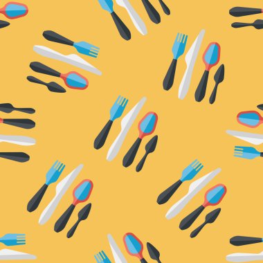 sofra düz simgesi, eps10 Dikişsiz desen arka plan