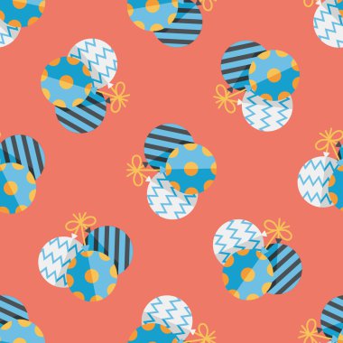 Balonlar düz simgesi, eps10 Dikişsiz desen arka plan