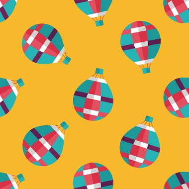 Ulaşım sıcak hava balon düz simgesi, eps10 Dikişsiz desen arka plan